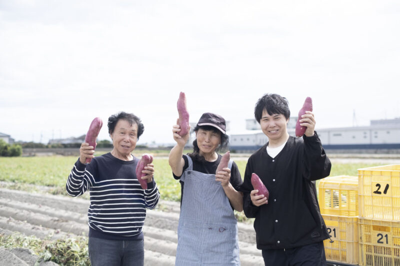 なると金時農家を営む佐藤さんご家族