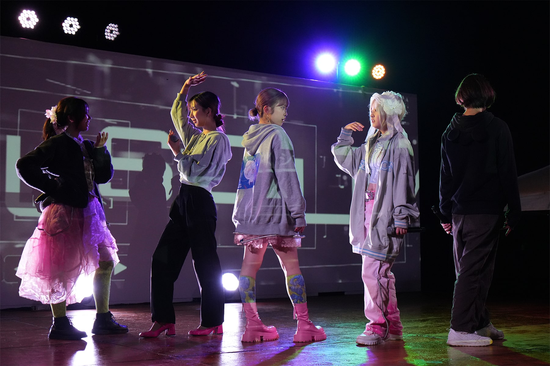 リハーサルでの位置合わせ