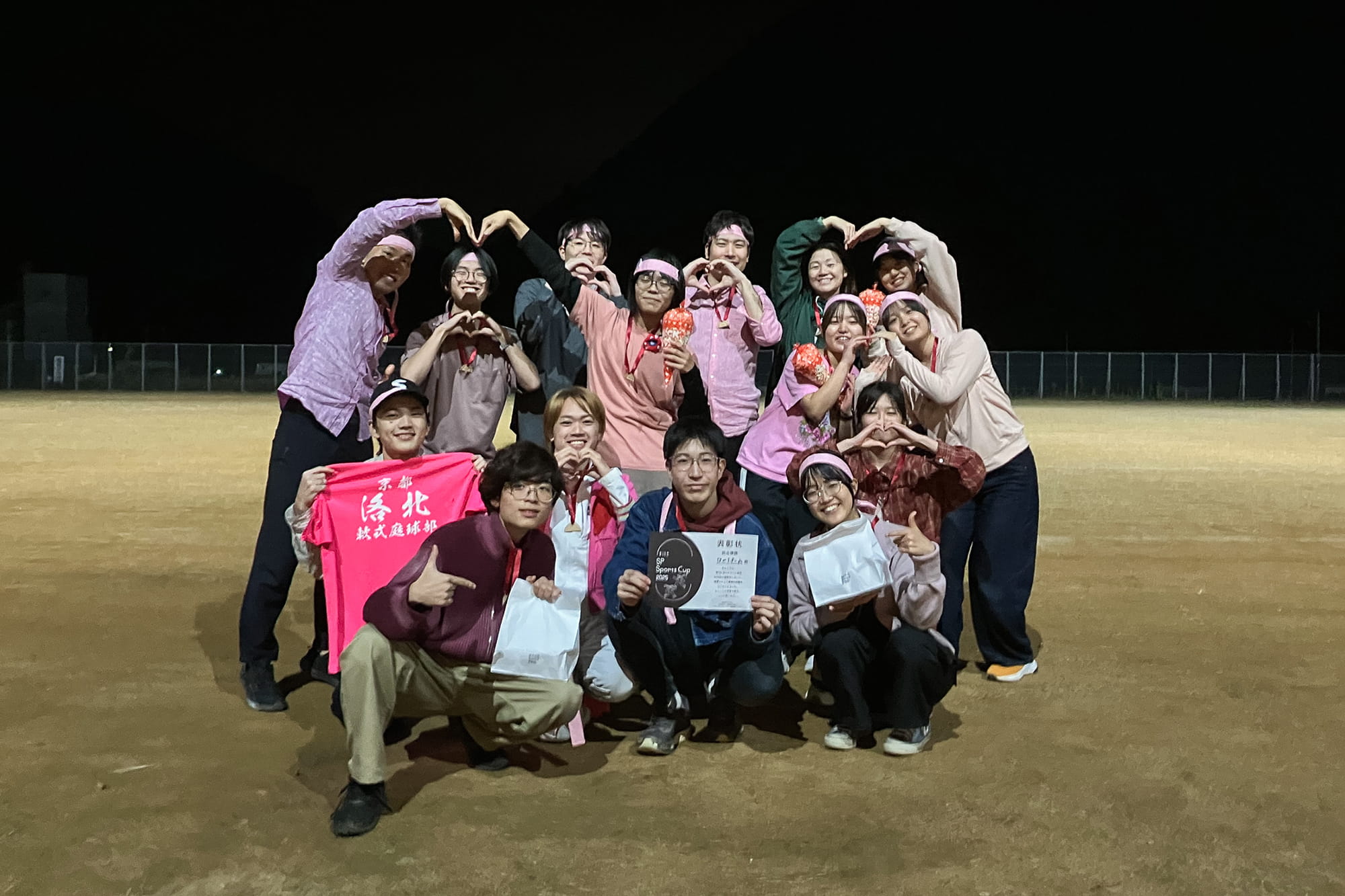 ロートチームで集合写真