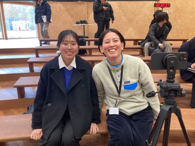 廣瀬さん(右)と私(左)