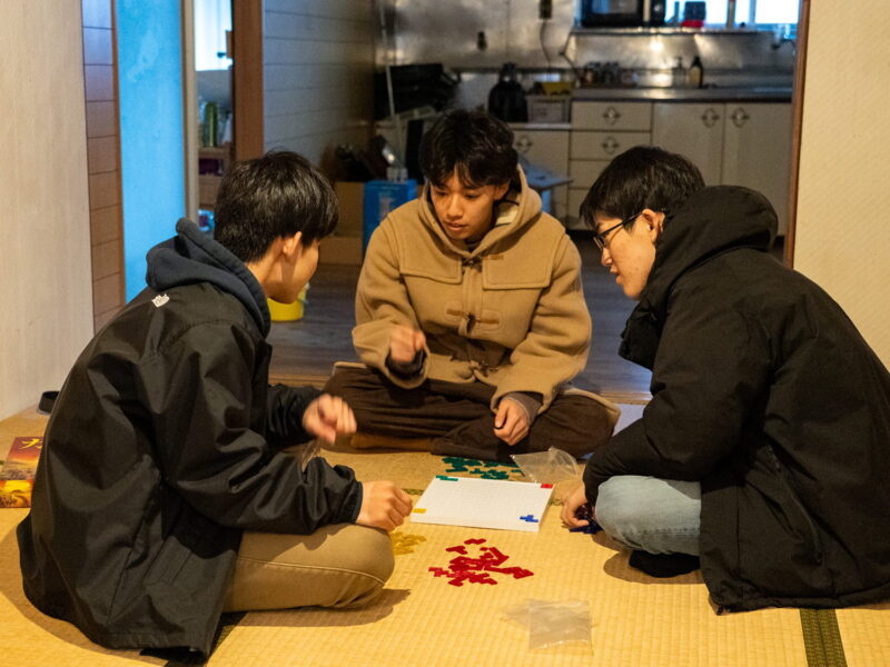 ボードゲーム中の様子