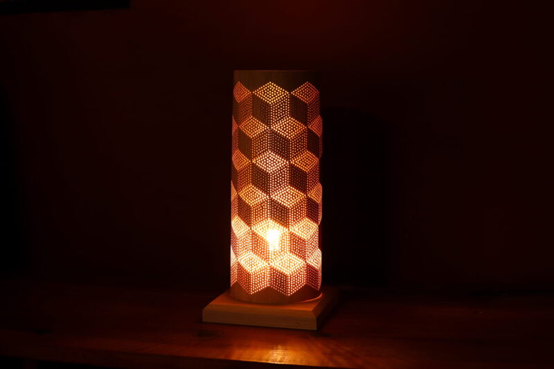 インテリア用の竹あかり