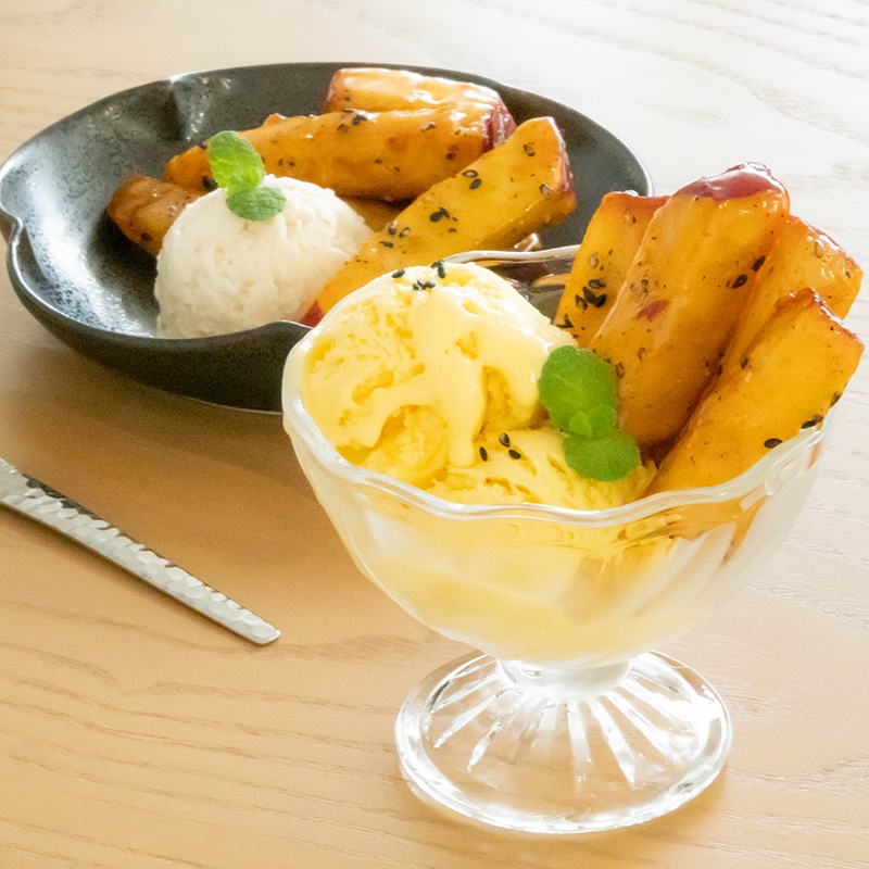 鳴門金時芋棒・あわ和三盆あいすセット | Lacycle mall（ラシクルモール）