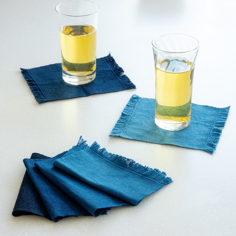 本藍染6色コースター（箱入り） | Lacycle mall（ラシクルモール）