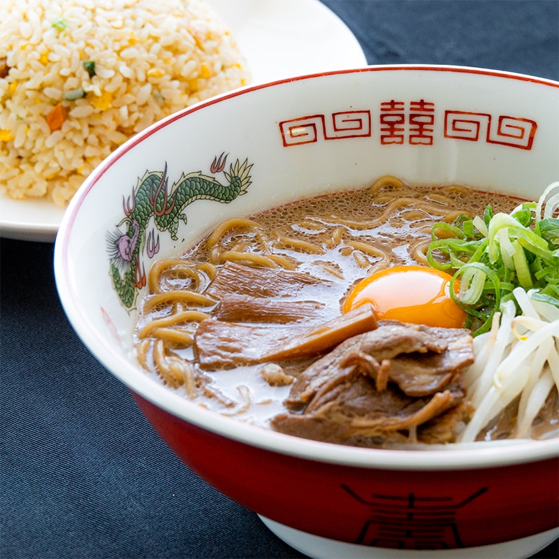 【お手軽レンジ】『奥屋』徳島ラーメン(肉増量)2食＋チャーハン2食セット RC