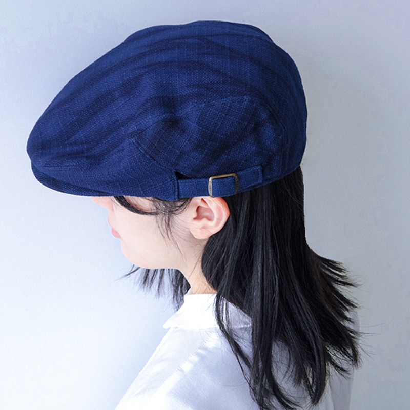 阿波藍染・男女兼用ハンチング帽