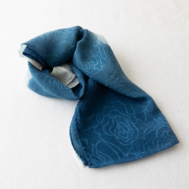 阿波藍染シルクストール | Lacycle mall（ラシクルモール）