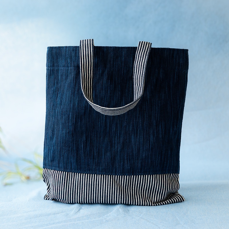 藍染デニムバッグ