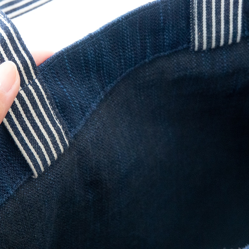 藍染デニムバッグ