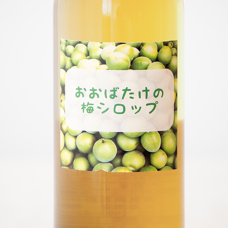 若い梅 おおばたけの梅シロップ360mL 6本セット | Lacycle mall（ラシクルモール）
