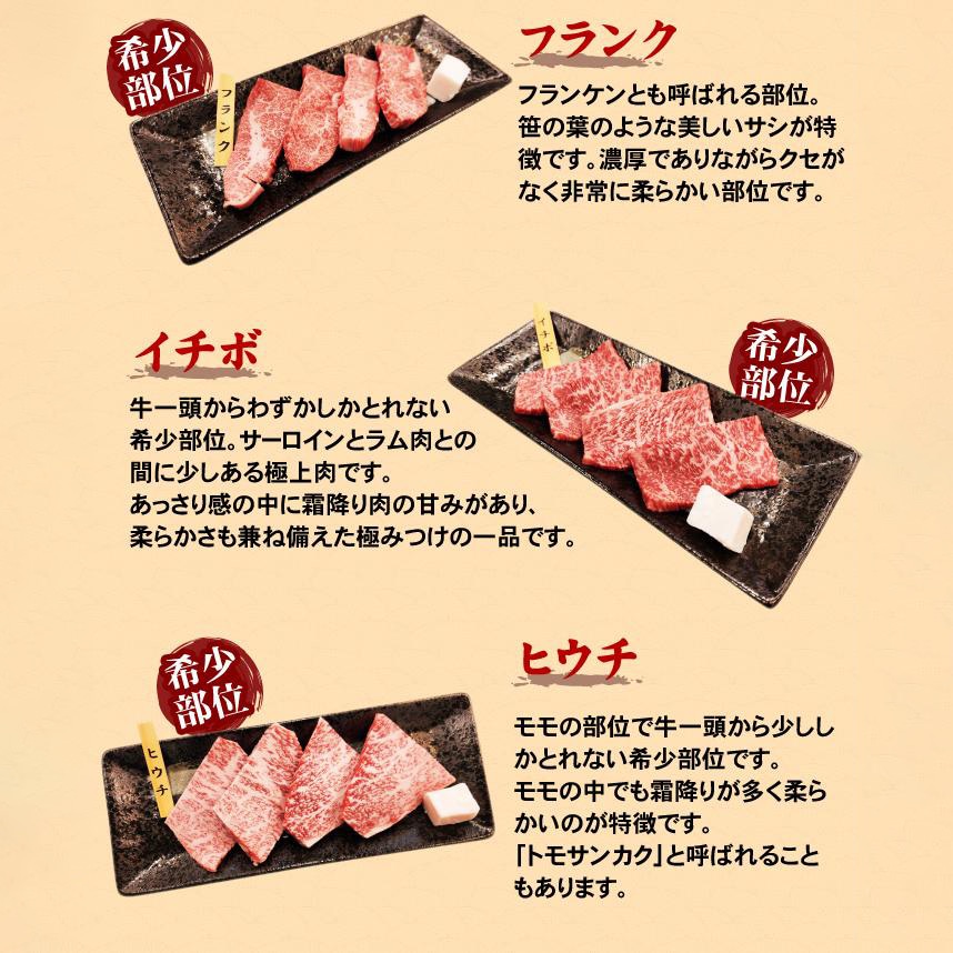 黒毛和牛・阿波黒牛厳選焼肉セット400g