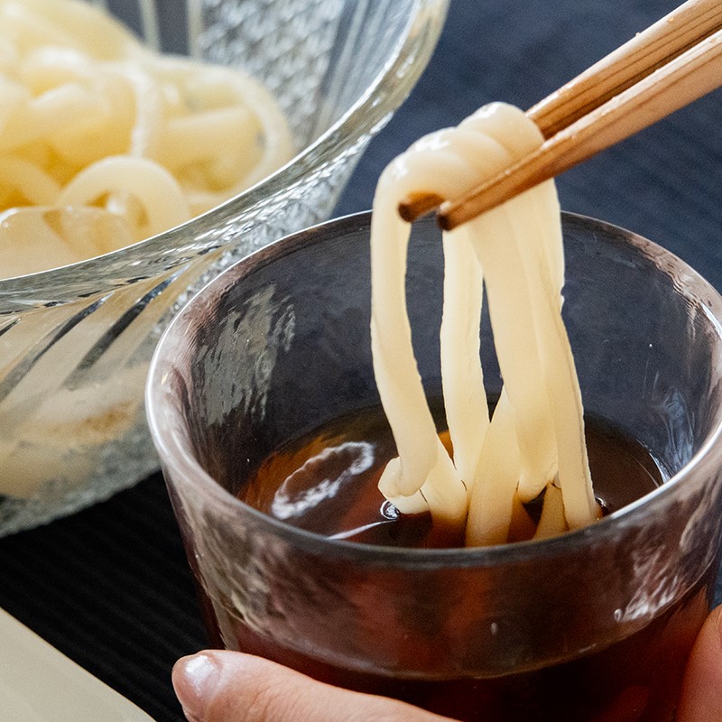 お手軽たらいうどん5食（つゆ・わかめ付）