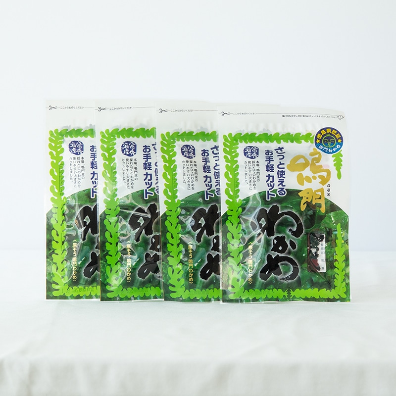 大野卓上海苔(3本)・【徳島県認証マーク付】鳴門カットわかめ(10g×4袋