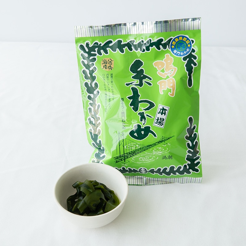 わかめさま 半田手のべそうめん・【徳島県認証マーク付】鳴門糸わかめコラボセット