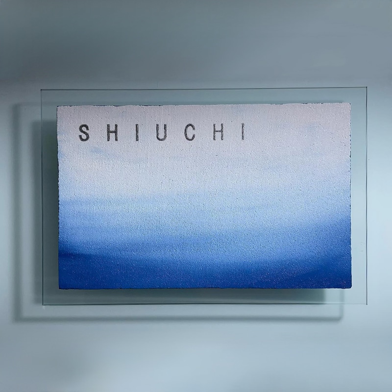 藍デザインコンクリート オーダーメイド表札 | Lacycle mall