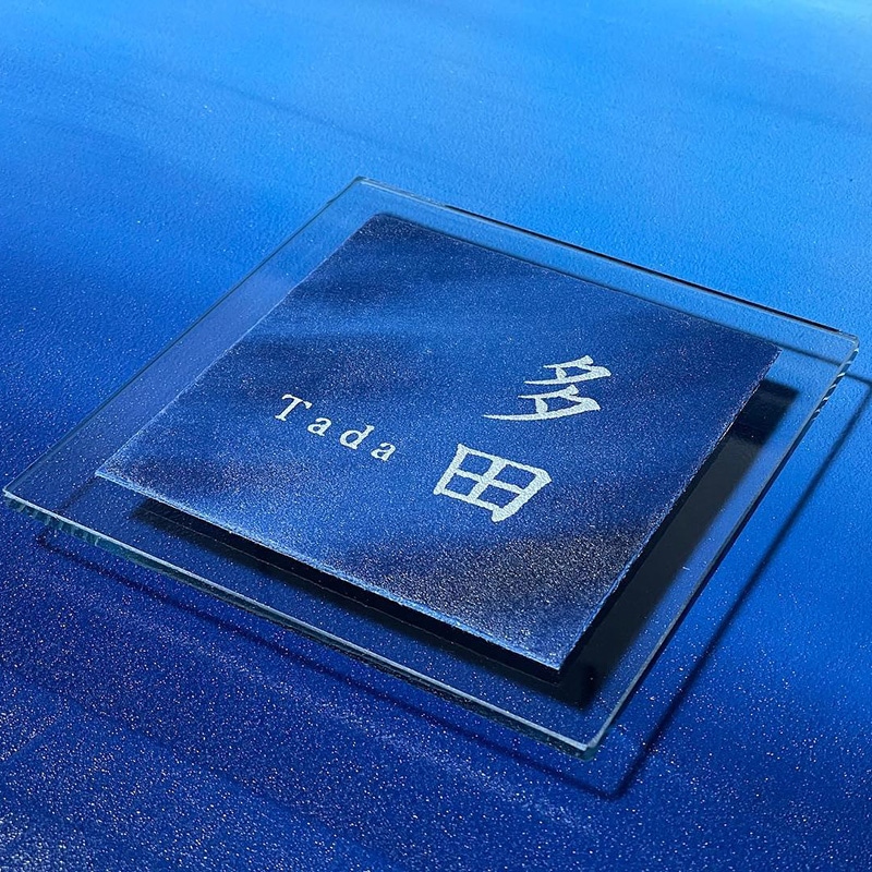 藍デザインコンクリート オーダーメイド表札 | Lacycle mall