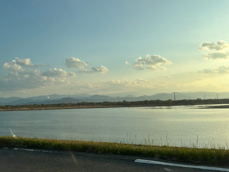 車窓から見た景色