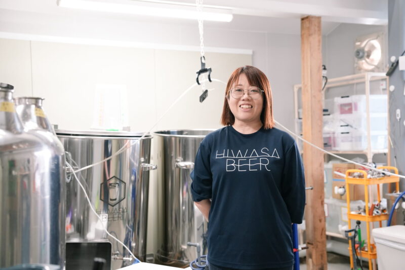 日和佐ビールの熊谷亜未さん