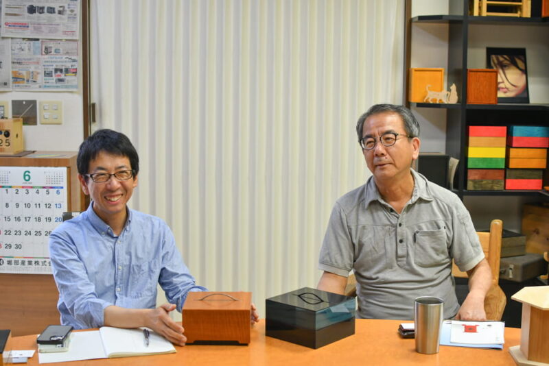 右から代表の宮瀬勝さんと、息子の宮瀬裕基さん