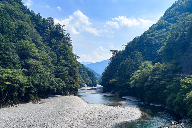 歩危峡　徳島県那賀町木頭