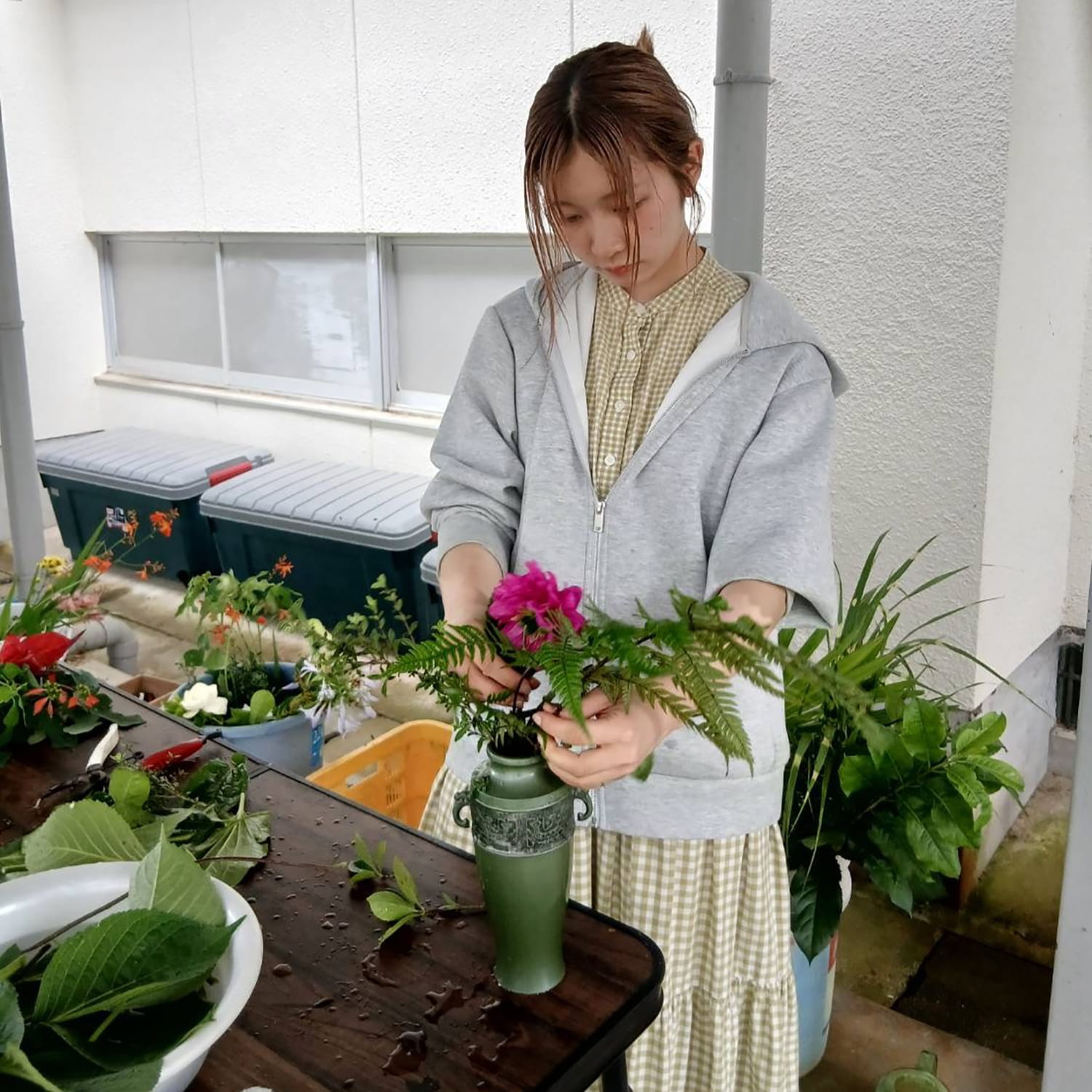 生花中のりらさん