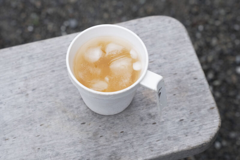 冷たい阿波晩茶